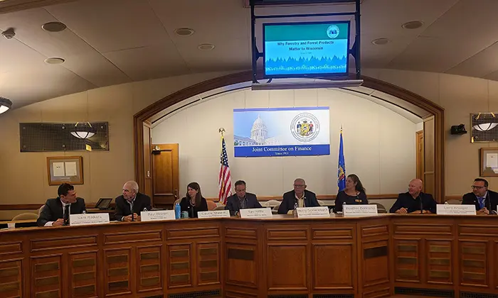 Panel at UW Stevens Point Forestry week event