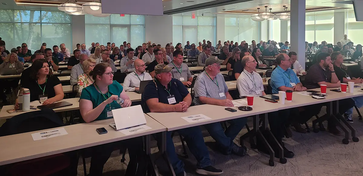Panel sitting at table