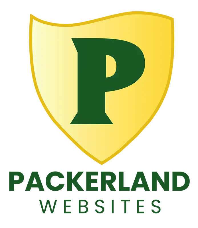 Packerland Websites logo-vertical-green